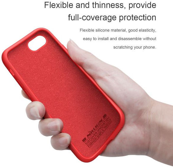 Nillkin Apple iPhone 7 / 8 / SE 2020 Flex Pure Case Zwart afbeelding 7