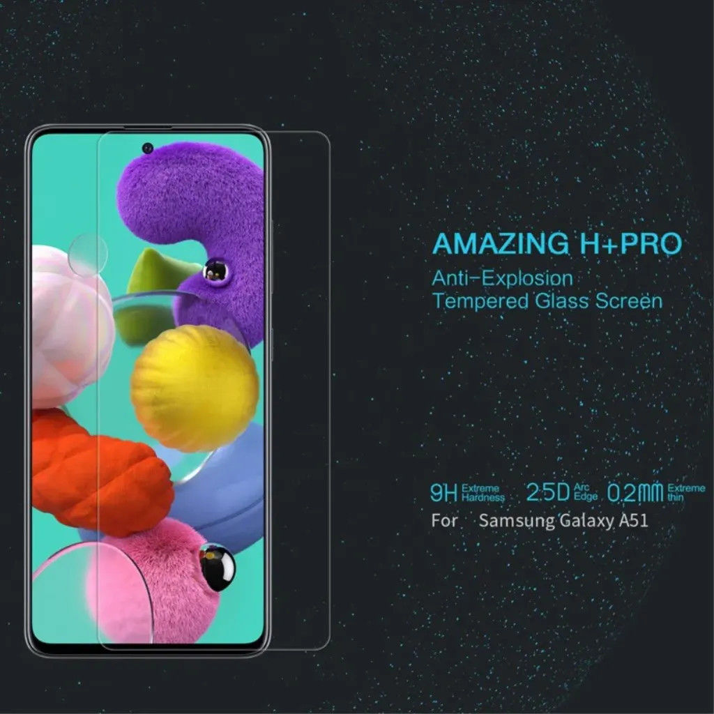 Nillkin H+ Pro Samsung Galaxy A51 Tempered Glass Screen Protector afbeelding 3