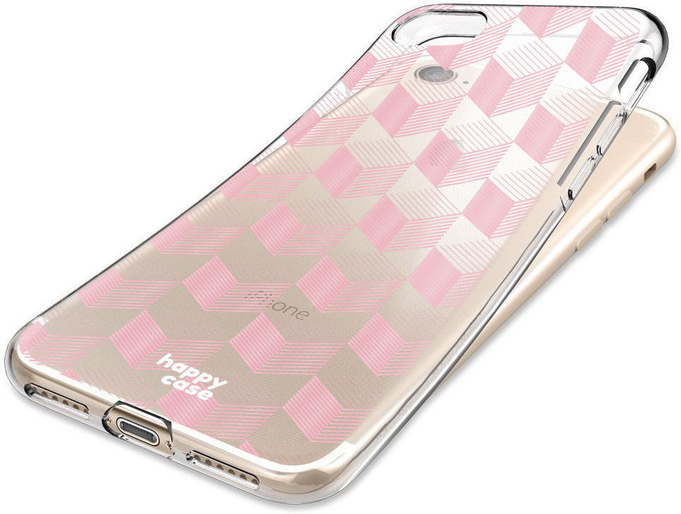 HappyCase iPhone SE 2020/2022 Hoesje Flexibel TPU Blokjes Print afbeelding 5