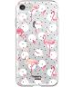 HappyCase Apple iPhone SE 2020 Hoesje Flexibel TPU Flamingo Print