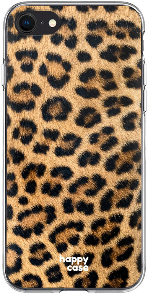 HappyCase iPhone SE 2020/2022 Hoesje Flexibel TPU Wilde Panter Print afbeelding 1