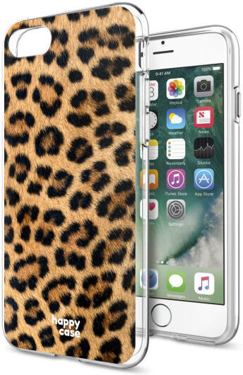 HappyCase iPhone SE 2020/2022 Hoesje Flexibel TPU Wilde Panter Print afbeelding 8