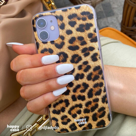 HappyCase iPhone SE 2020/2022 Hoesje Flexibel TPU Wilde Panter Print afbeelding 4