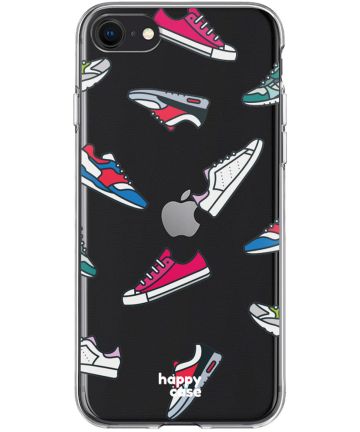 HappyCase Apple iPhone SE 2020 Hoesje Flexibel TPU Sneaker Print Hoesjes
