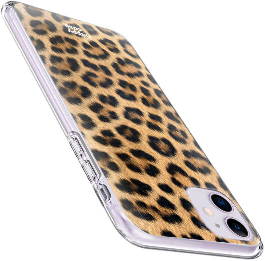 HappyCase Apple iPhone 11 Hoesje Flexibel TPU Wilde Panter Print afbeelding 6