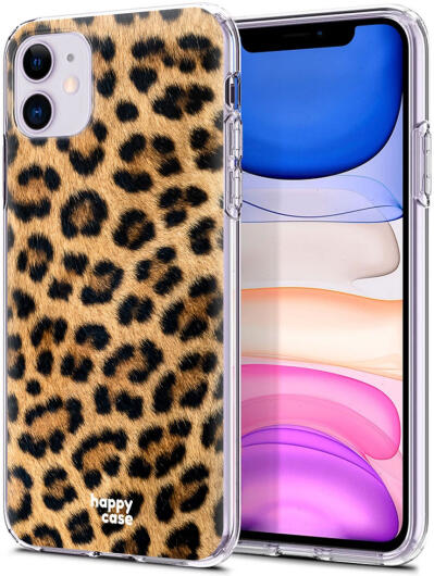 HappyCase Apple iPhone 11 Hoesje Flexibel TPU Wilde Panter Print afbeelding 7