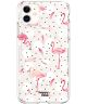 HappyCase Apple iPhone 11 Hoesje Flexibel TPU Flamingo Print