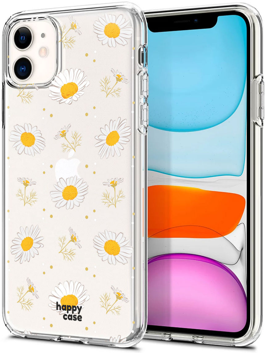 HappyCase Apple iPhone 11 Hoesje Flexibel TPU Bloemen Print afbeelding 2