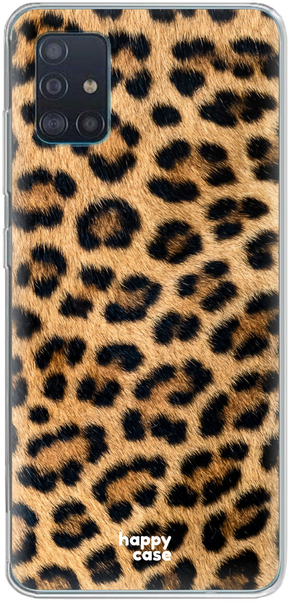 HappyCase Samsung Galaxy A51 Hoesje Flexibel TPU Wilde Panter Print afbeelding 1