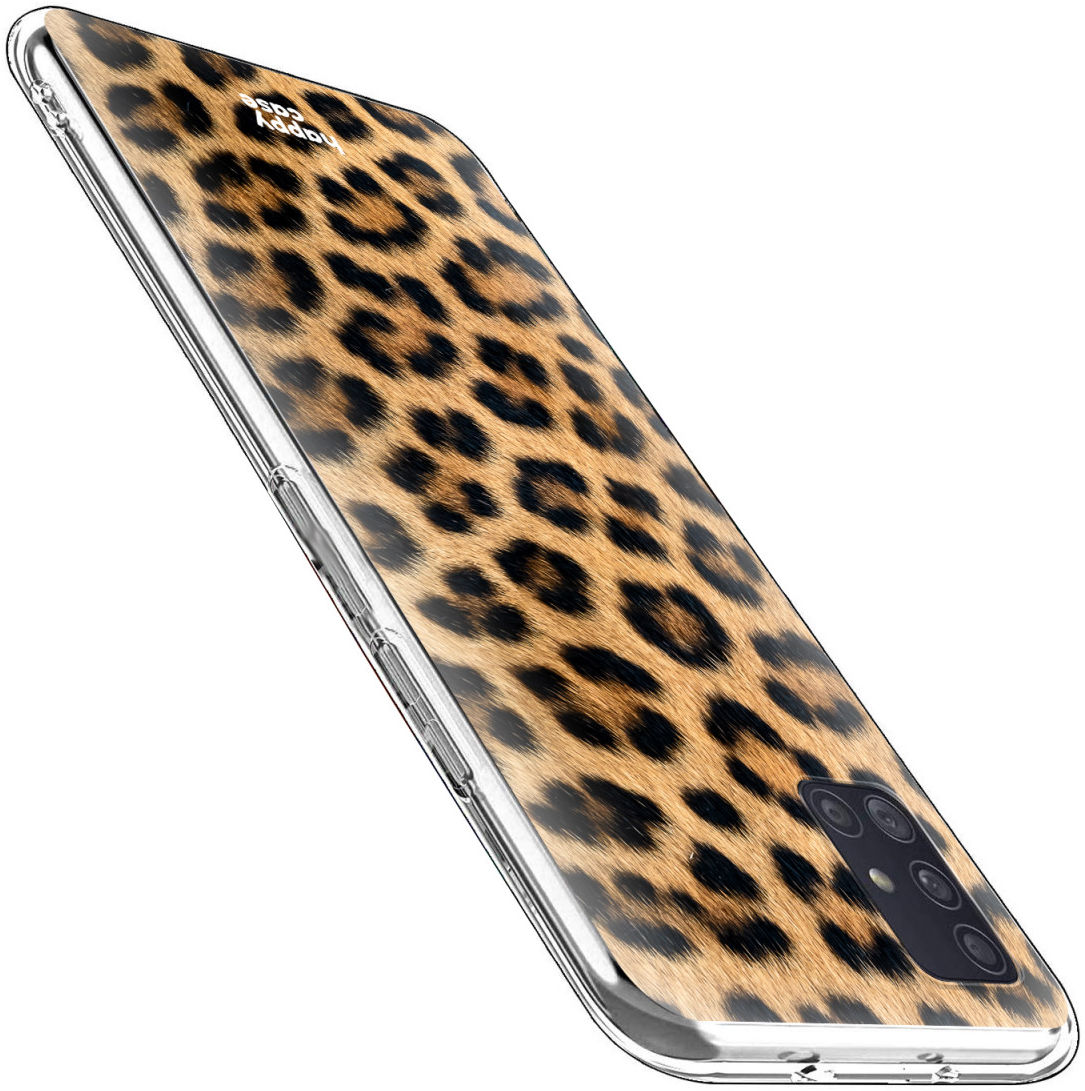 HappyCase Samsung Galaxy A51 Hoesje Flexibel TPU Wilde Panter Print afbeelding 6