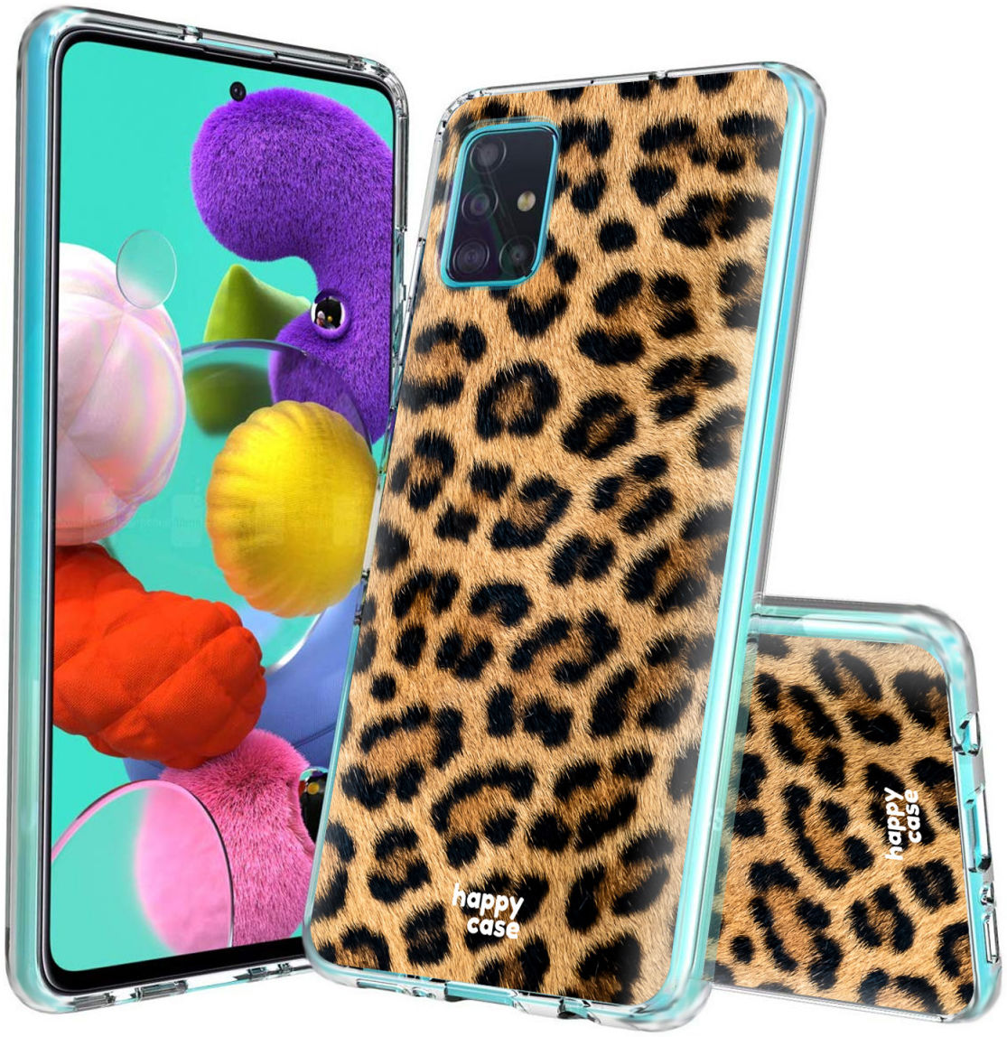 HappyCase Samsung Galaxy A51 Hoesje Flexibel TPU Wilde Panter Print afbeelding 7