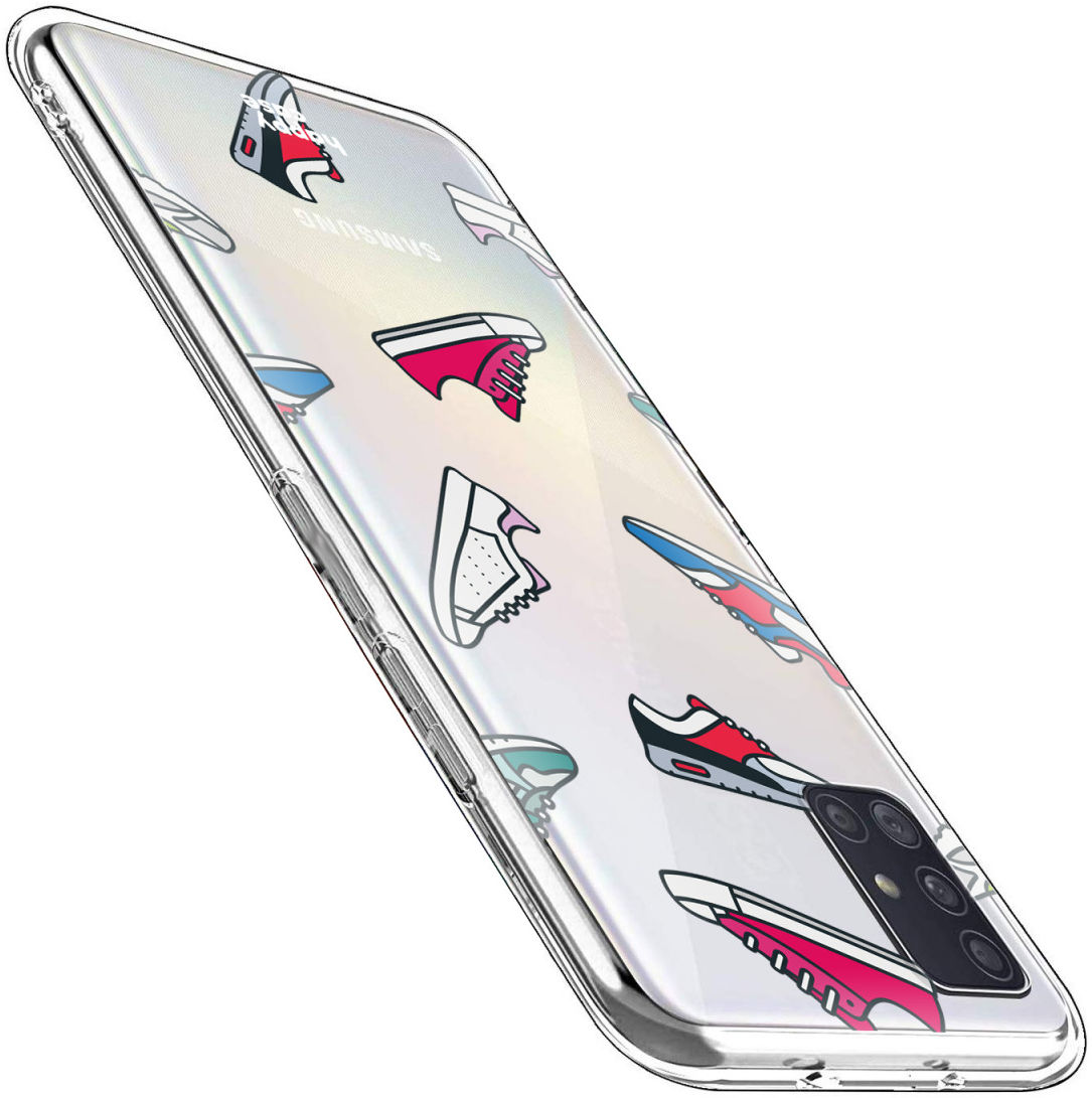 HappyCase Samsung Galaxy A51 Hoesje Flexibel TPU Sneaker Print afbeelding 4