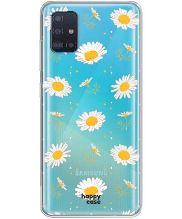HappyCase Samsung Galaxy A51 Hoesje Flexibel TPU Bloemen Print Hoesjes