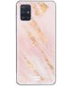 HappyCase Samsung Galaxy A51 Hoesje Flexibel TPU Pink Marmer Print