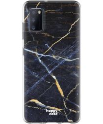 HappyCase Samsung Galaxy A41 Flexibel TPU Hoesje Dark Marble print