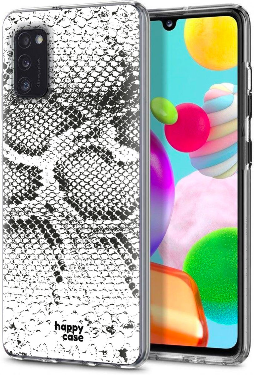 HappyCase Samsung Galaxy A41 Flexibel TPU Hoesje Slangen Print afbeelding 2