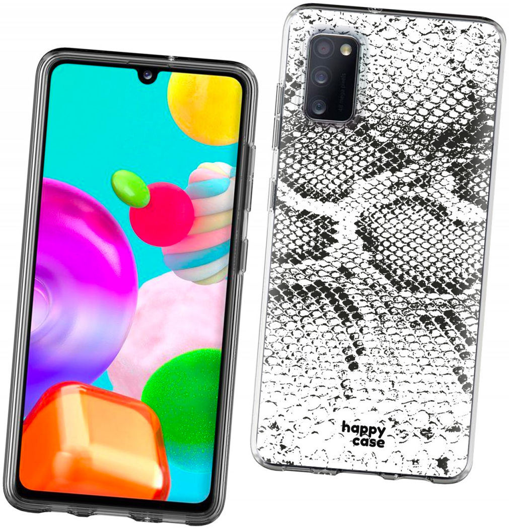 HappyCase Samsung Galaxy A41 Flexibel TPU Hoesje Slangen Print afbeelding 4