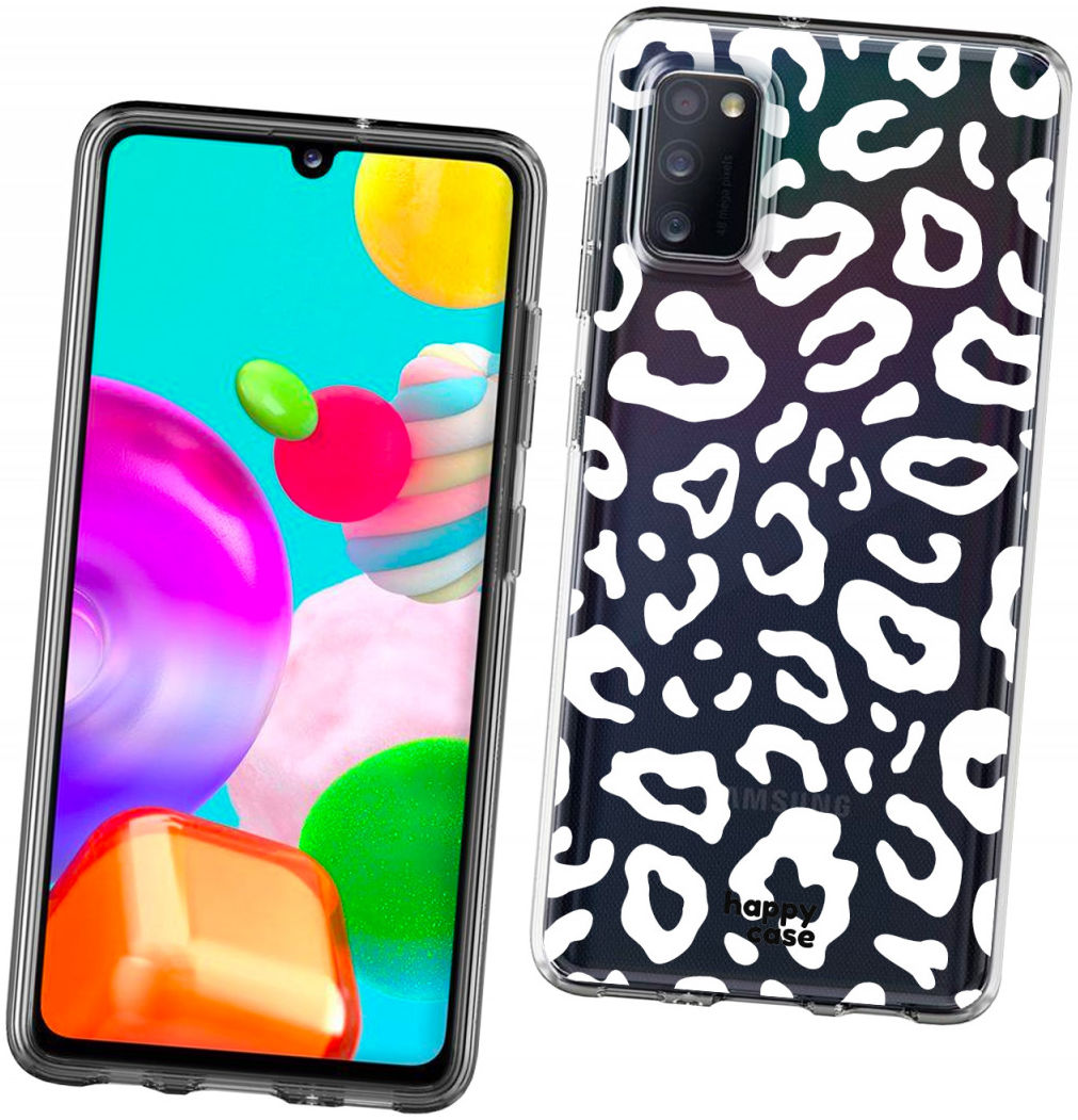 HappyCase Samsung Galaxy A41 Flexibel TPU Hoesje Luipaard print afbeelding 10