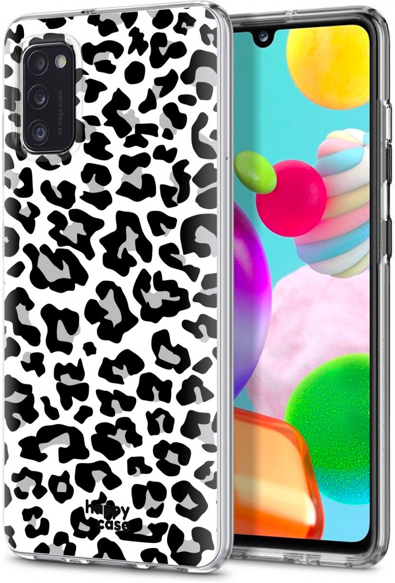 HappyCase Samsung Galaxy A41 Flexibel TPU Hoesje Panter print afbeelding 2