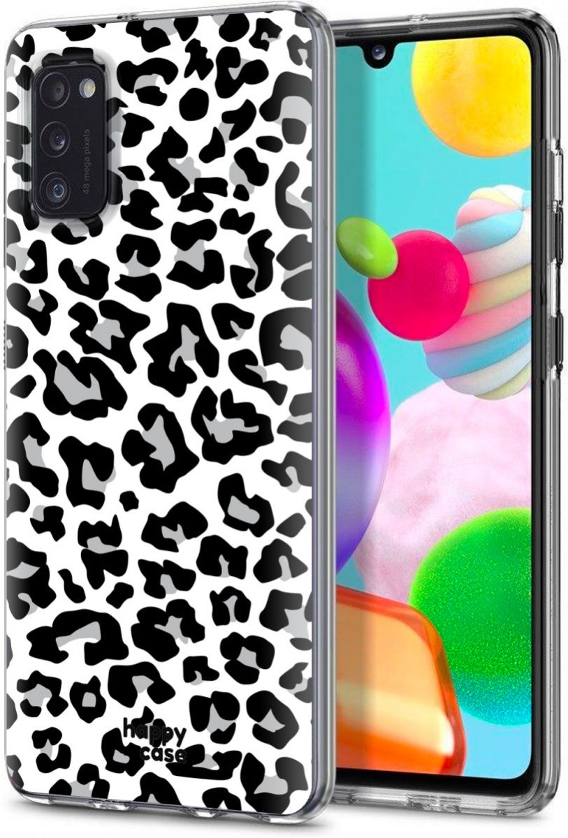 HappyCase Samsung Galaxy A41 Flexibel TPU Hoesje Panter print afbeelding 4