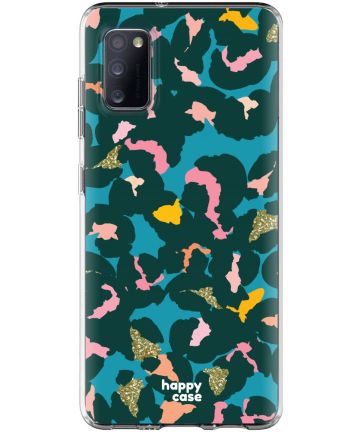 HappyCase Samsung Galaxy A41 Flexibel TPU Hoesje Summer Leopard print Hoesjes