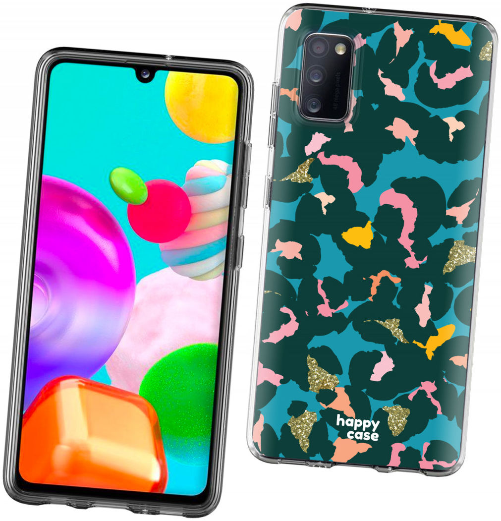 HappyCase Samsung Galaxy A41 Flexibel TPU Hoesje Summer Leopard print afbeelding 5