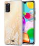 HappyCase Samsung Galaxy A41 Flexibel TPU Hoesje Golden Leaves print