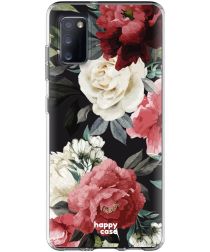 HappyCase Samsung Galaxy A41 Flexibel TPU Hoesje Rozen print