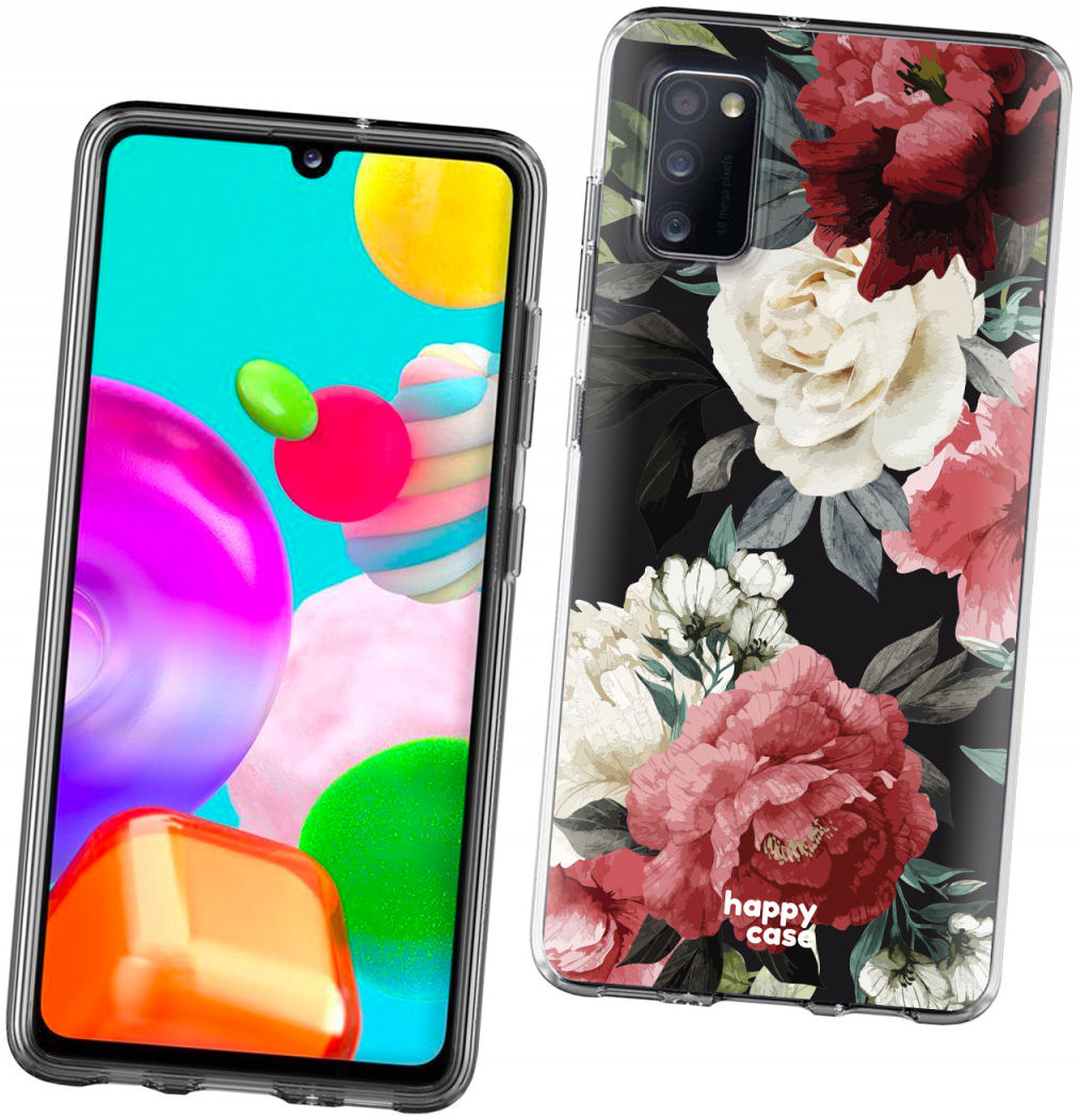 HappyCase Samsung Galaxy A41 Flexibel TPU Hoesje Rozen print afbeelding 5