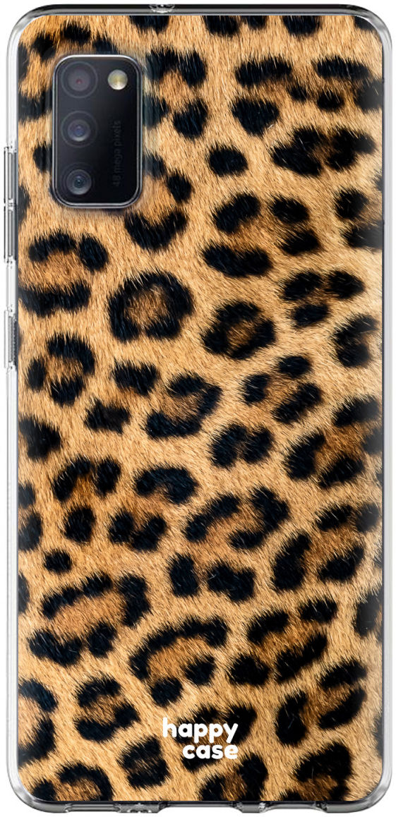 HappyCase Samsung Galaxy A41 Flexibel TPU Hoesje Wilde Panter print afbeelding 1