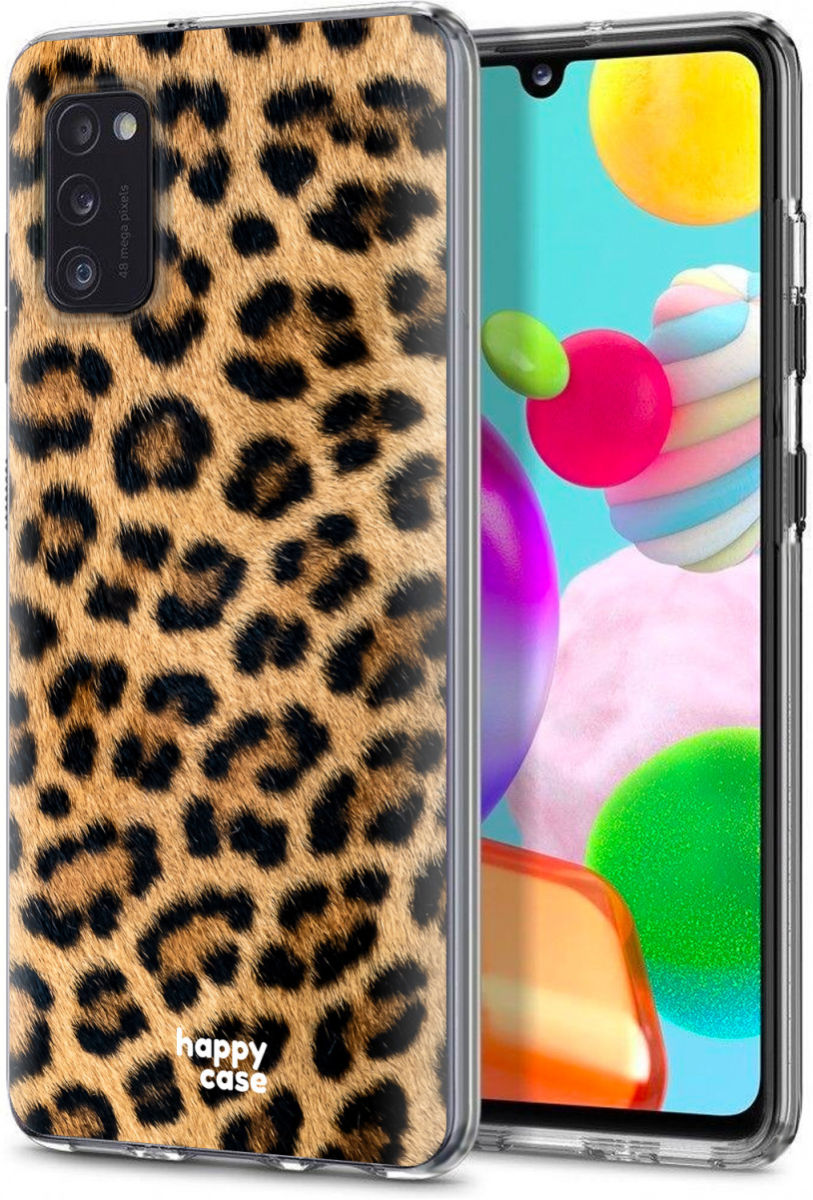HappyCase Samsung Galaxy A41 Flexibel TPU Hoesje Wilde Panter print afbeelding 6