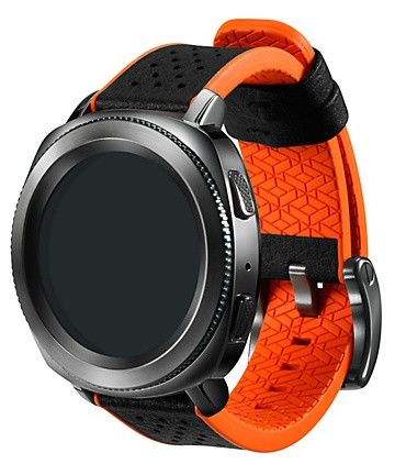 Origineel Samsung Hybrid Sport Smartwatch 20MM Bandje Oranje Bandjes