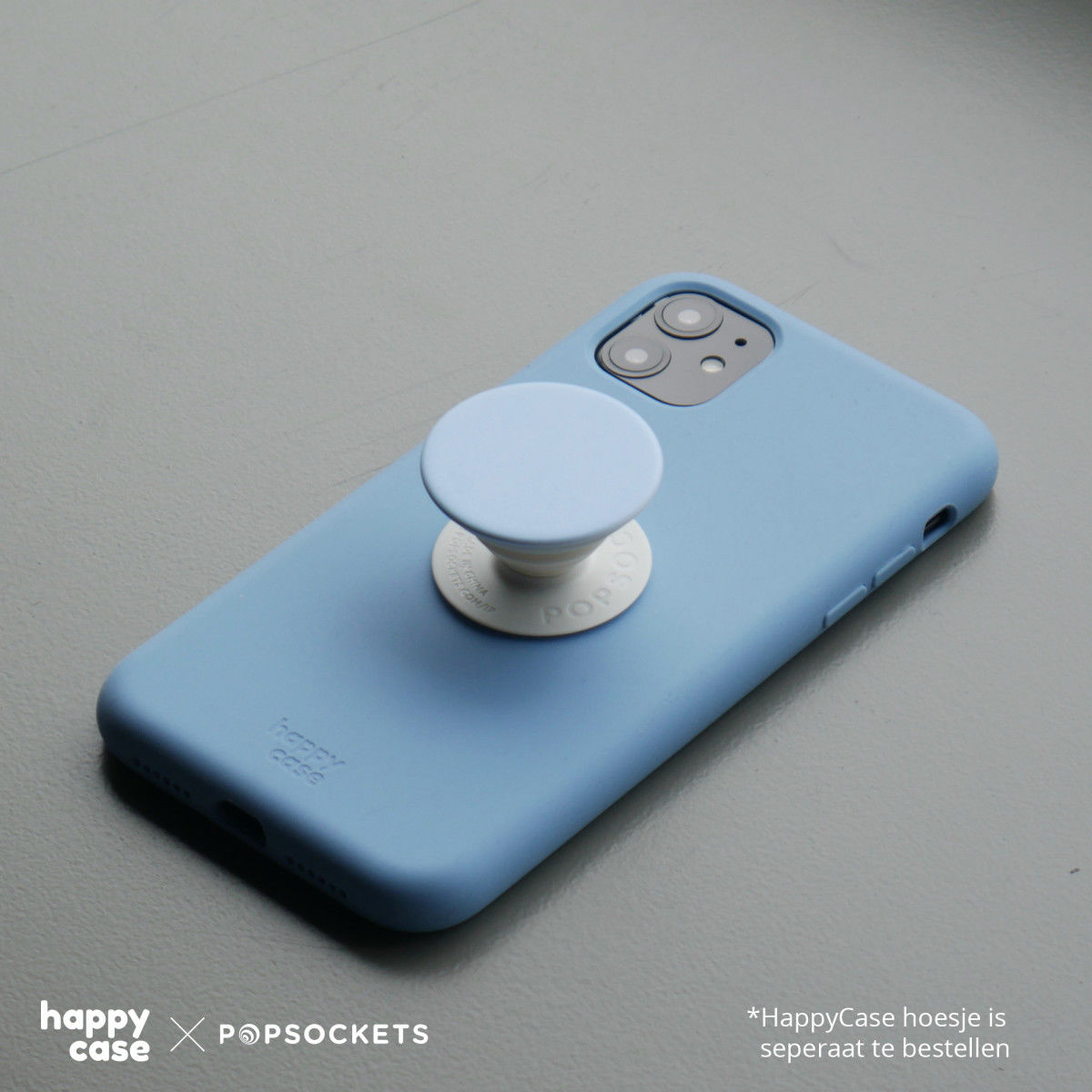 PopSockets X HappyCase PopGrip PopTop Greep en Standaard Blauw afbeelding 7