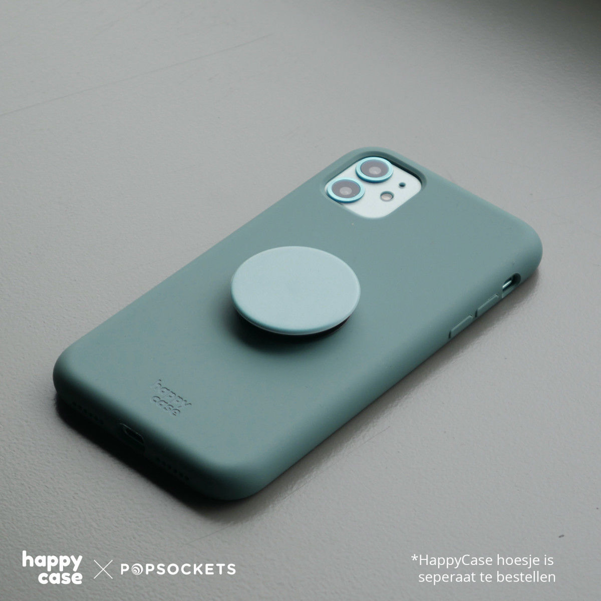 PopSockets X HappyCase PopGrip PopTop Greep en Standaard Groen afbeelding 5