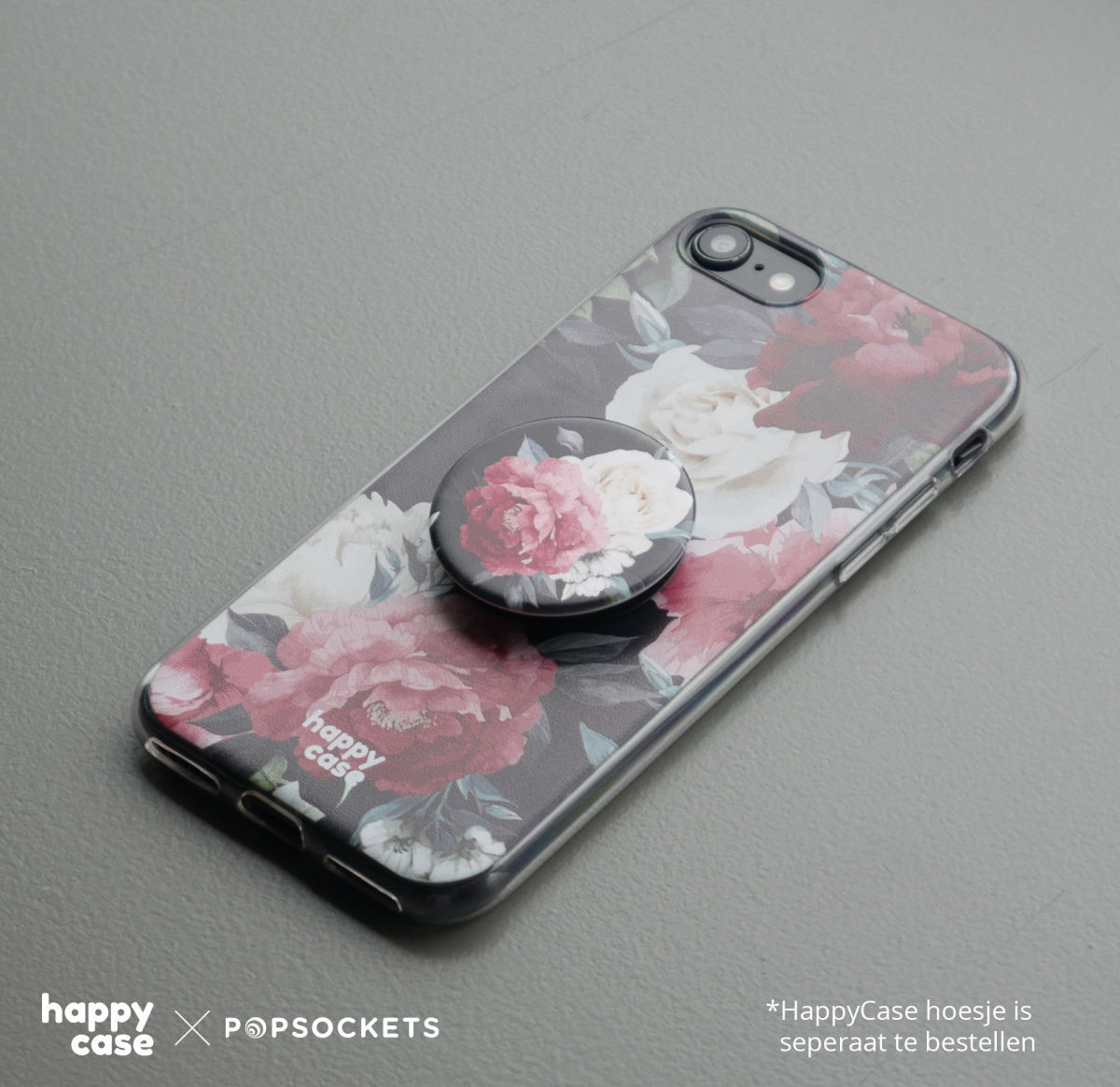 PopSockets X HappyCase PopGrip PopTop Greep en Standaard Rozen afbeelding 9