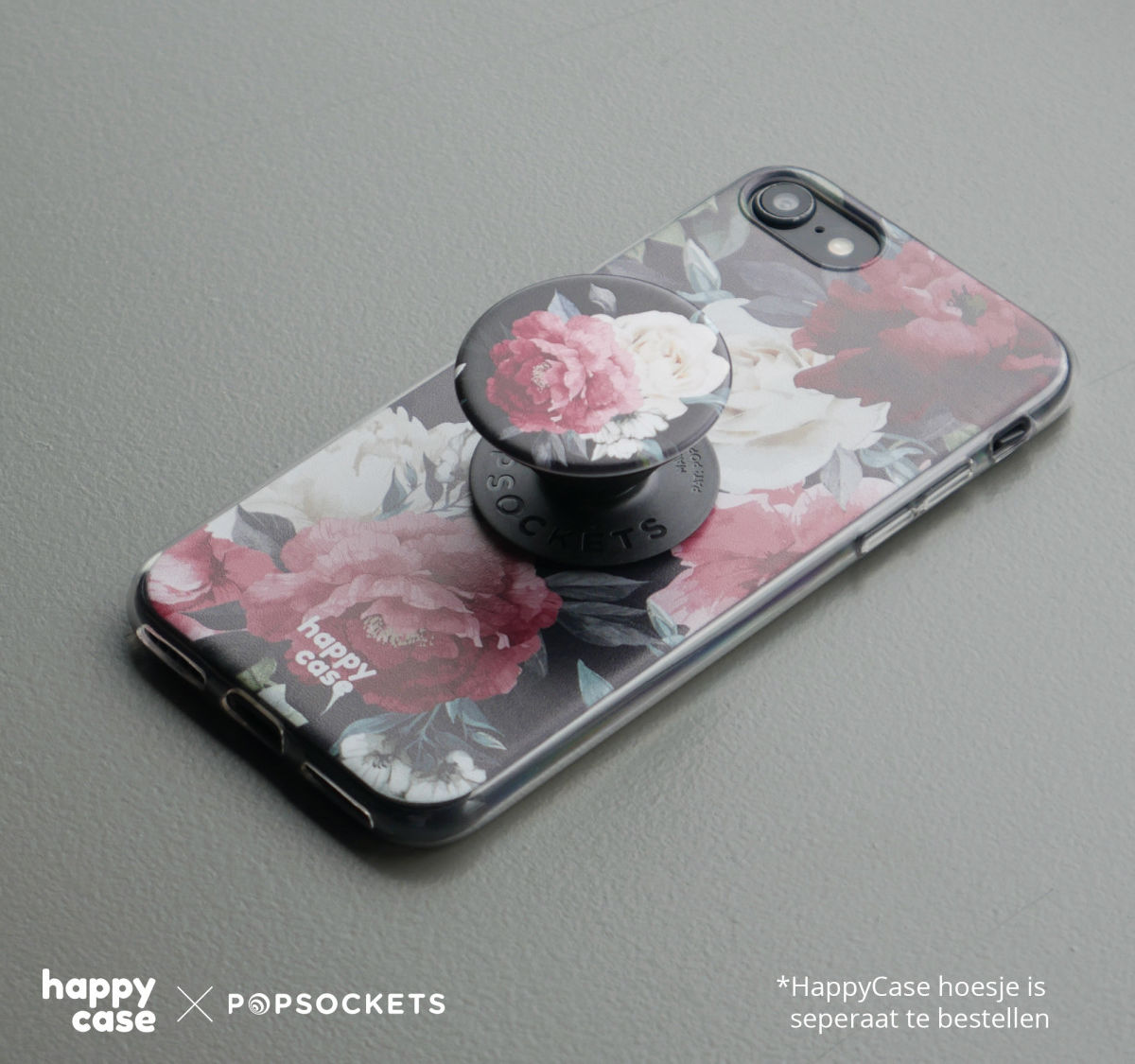 PopSockets X HappyCase PopGrip PopTop Greep en Standaard Rozen afbeelding 7