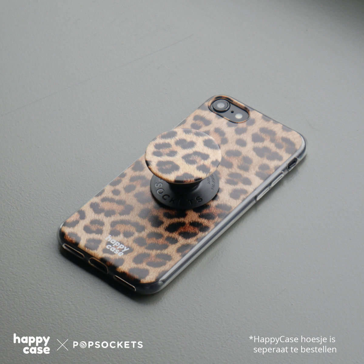 PopSockets X HappyCase PopGrip PopTop Greep en Standaard Wilde Panter afbeelding 10