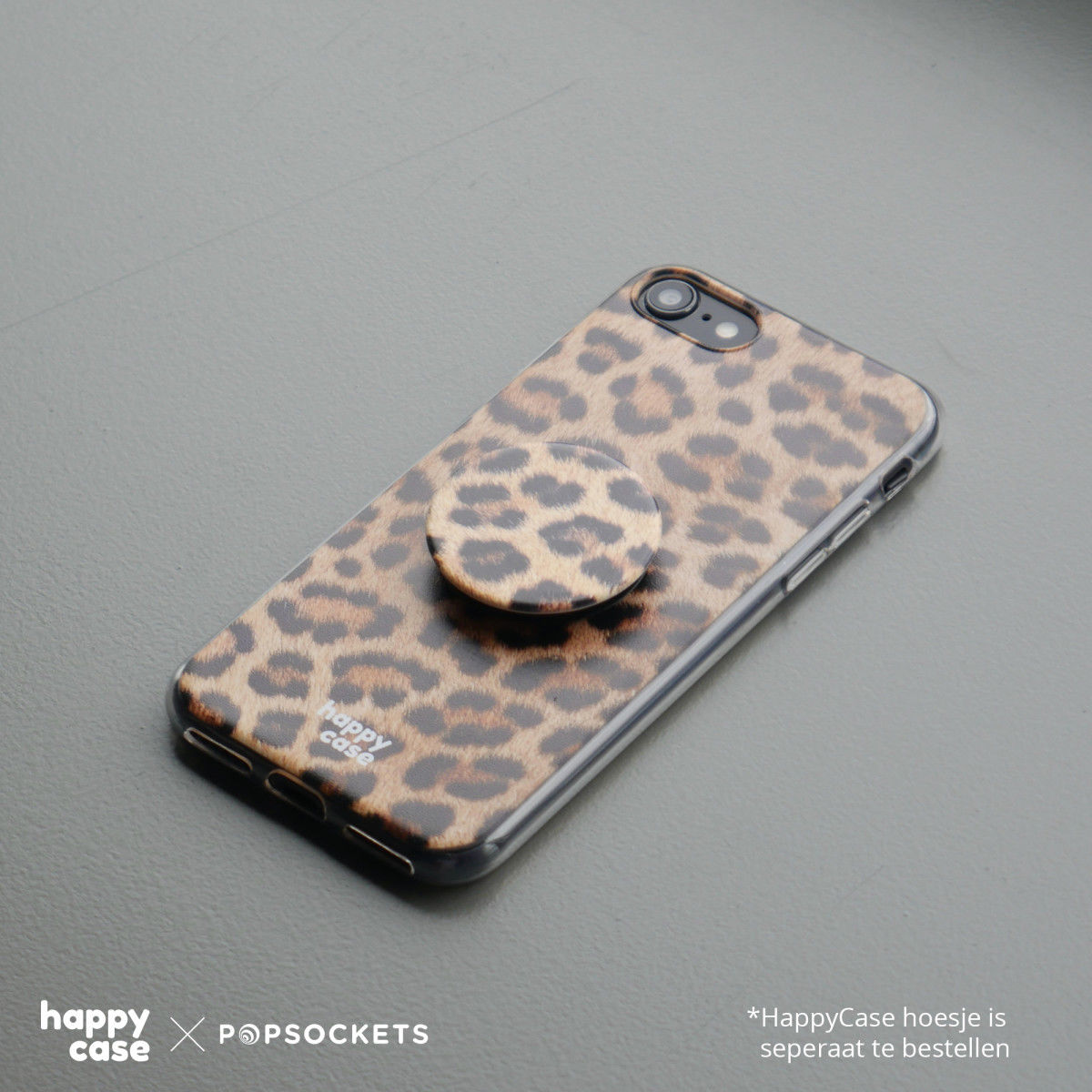 PopSockets X HappyCase PopGrip PopTop Greep en Standaard Wilde Panter afbeelding 7