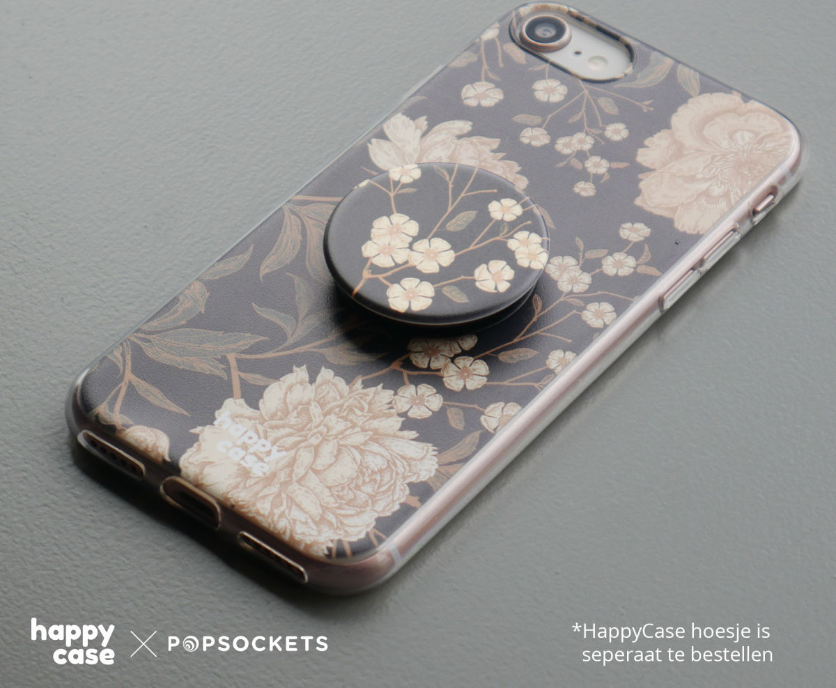 PopSockets X HappyCase PopGrip PopTop Greep en Standaard Gele Rozen afbeelding 7