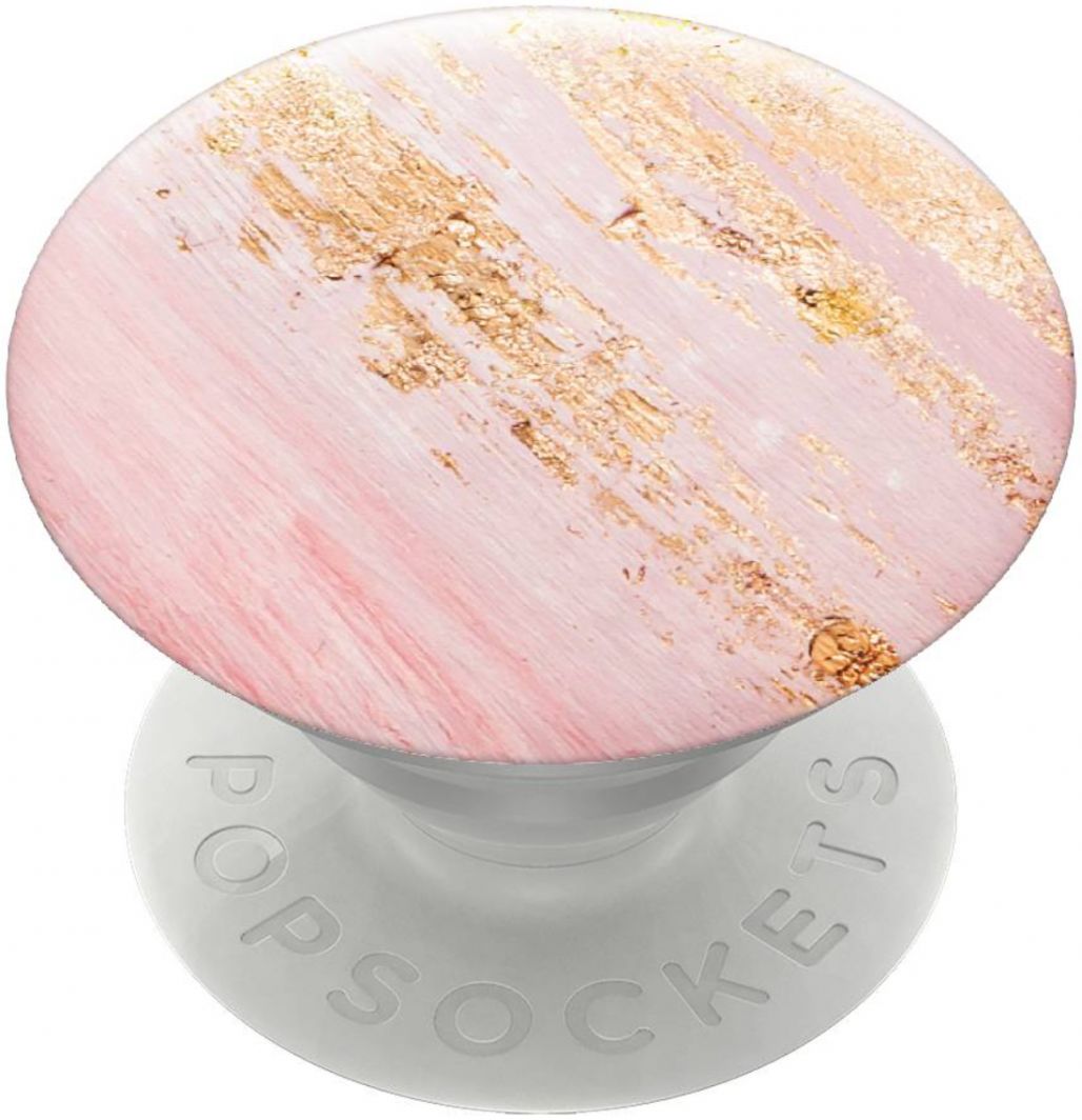 PopSockets X HappyCase PopGrip PopTop Greep en Standaard Pink Marmer afbeelding 1
