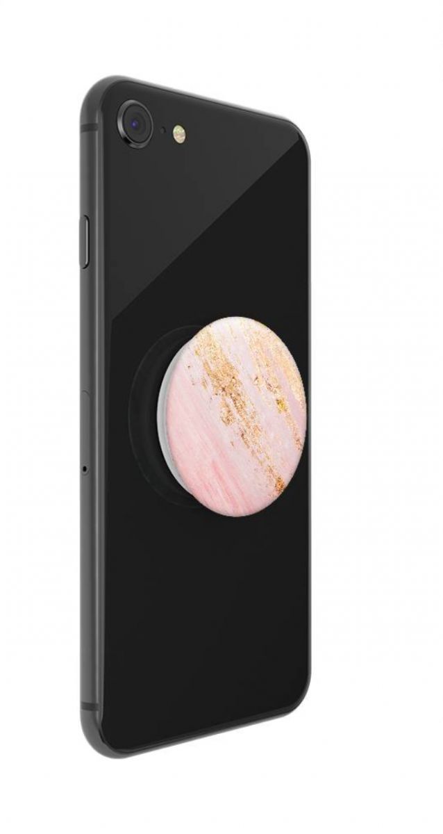 PopSockets X HappyCase PopGrip PopTop Greep en Standaard Pink Marmer afbeelding 8