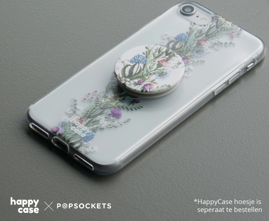 PopSockets X HappyCase PopGrip PopTop Greep en Standaard Floral afbeelding 9