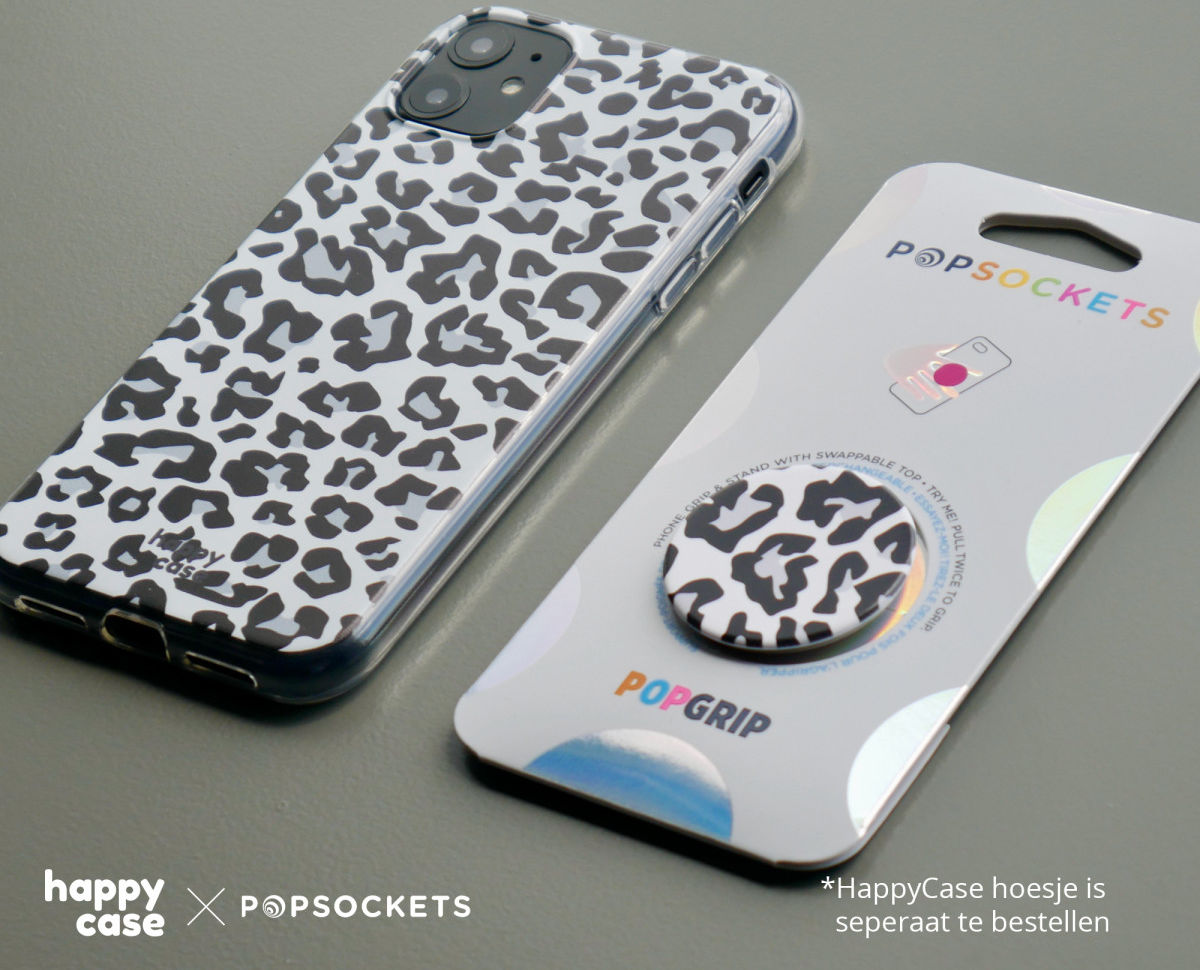 PopSockets X HappyCase PopGrip PopTop Greep en Standaard Panter afbeelding 5