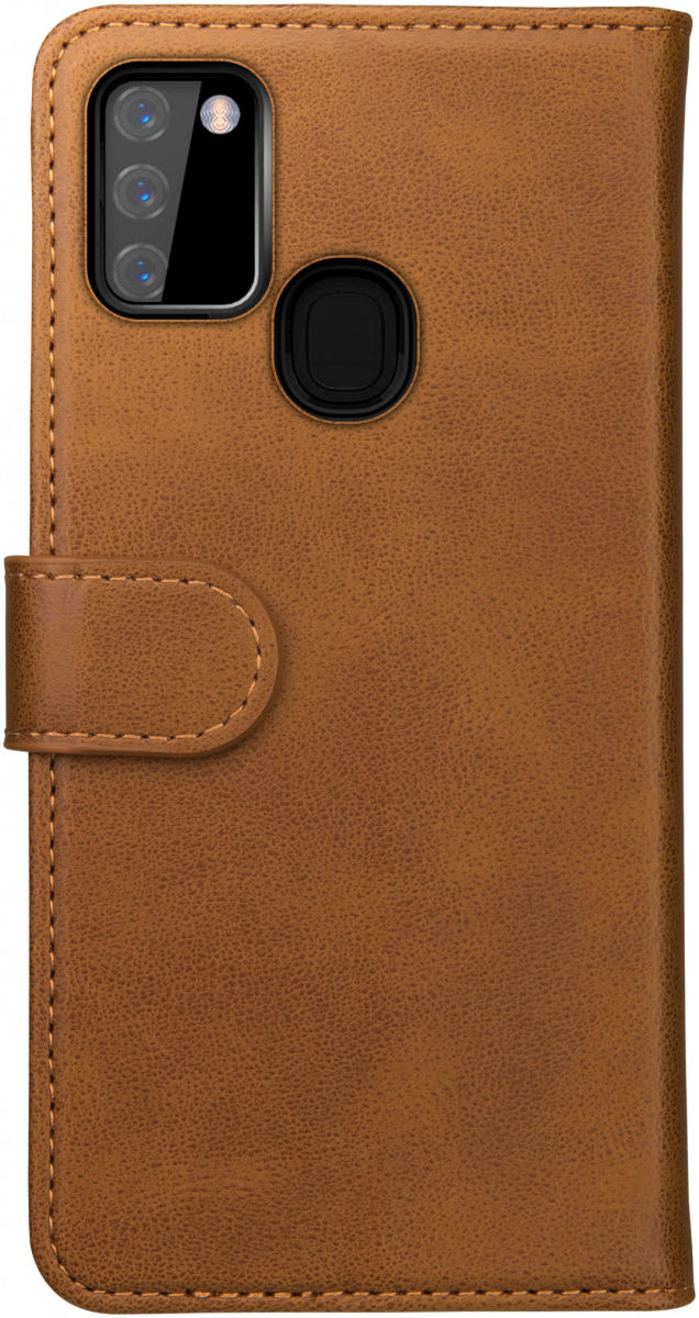 Rosso Element Samsung Galaxy A21S Hoesje Book Cover Lichtbruin afbeelding 2
