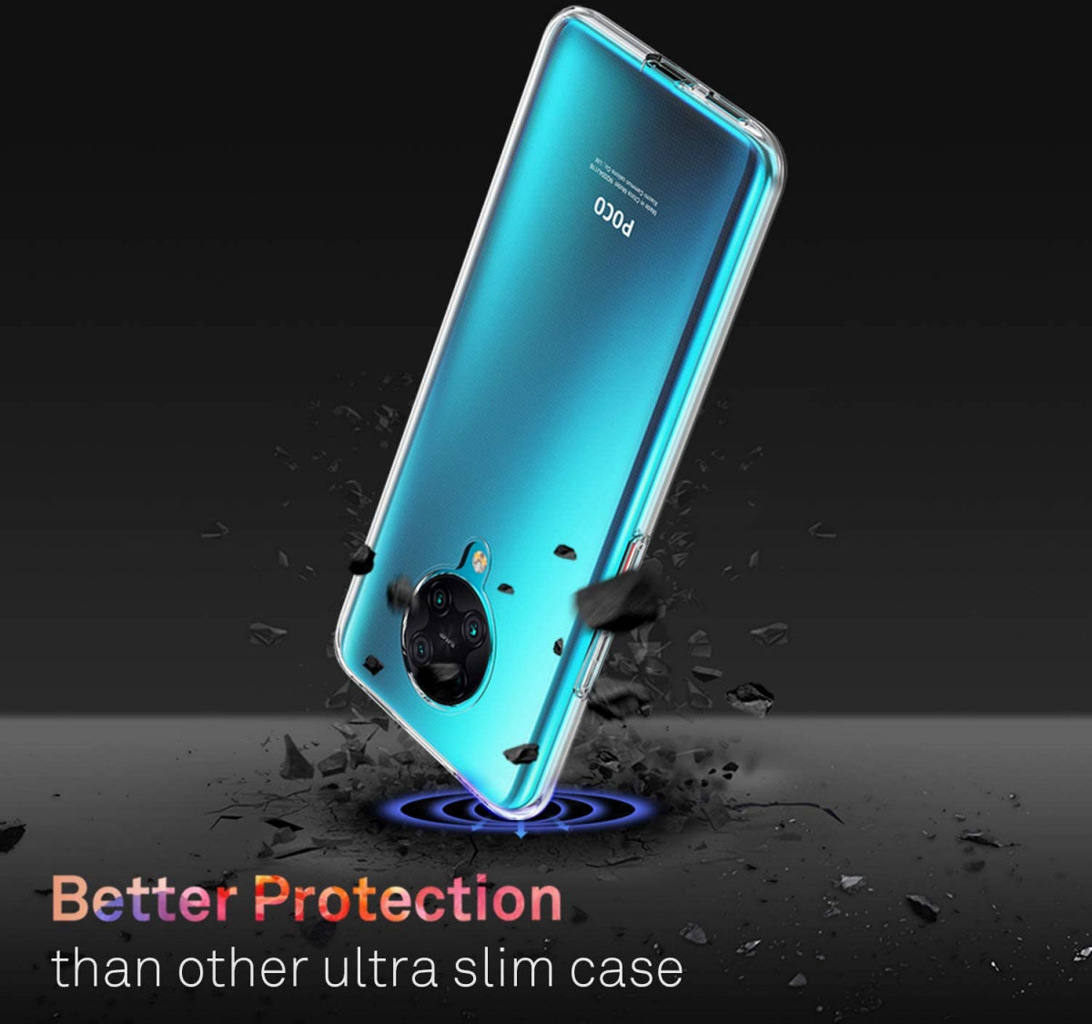 Xiaomi Poco F2 Pro Hoesje Dun TPU Transparant afbeelding 6