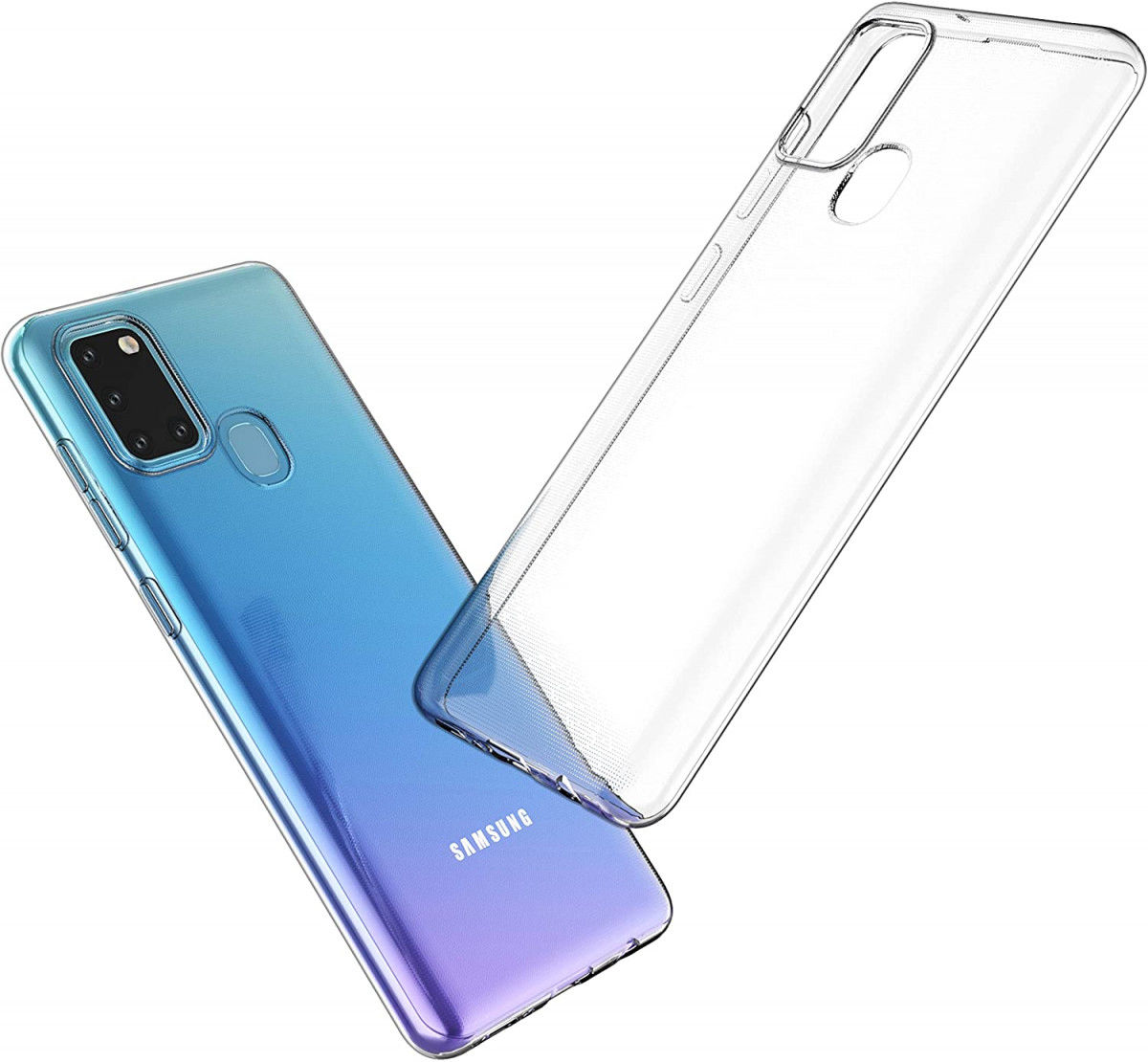 Samsung Galaxy A21S Hoesje Dun TPU Transparant afbeelding 9
