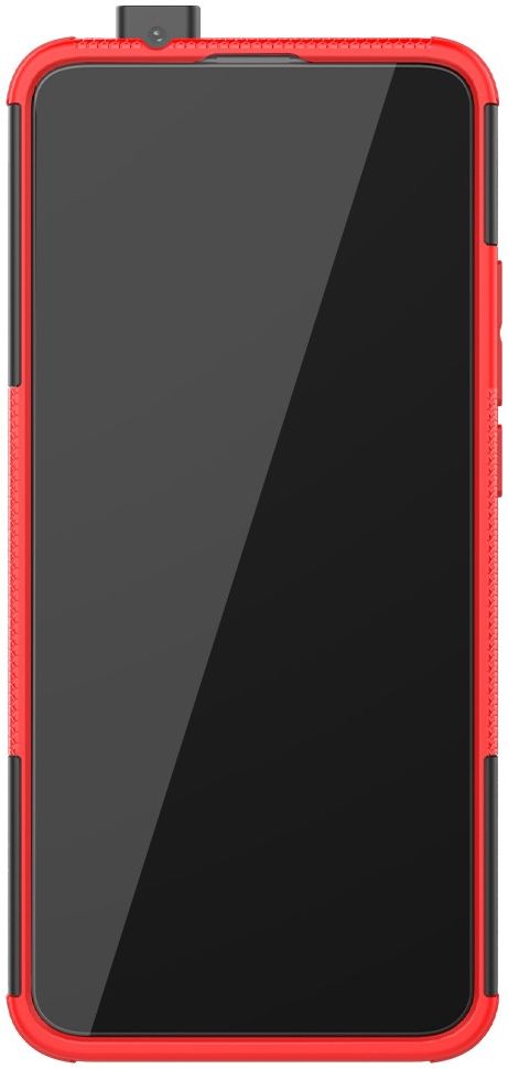 Xiaomi Poco F2 Pro Robuust Hybride Hoesje Rood afbeelding 4