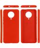 Xiaomi Poco F2 Pro Hoesje Siliconen Back Cover Rood