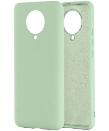 Xiaomi Poco F2 Pro Hoesje Siliconen Back Cover Green Hoesjes