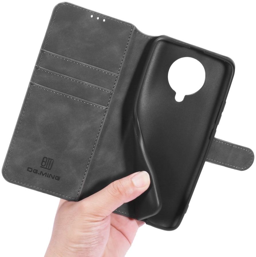 Xiaomi Poco F2 Pro Retro Portemonnee Hoesje Grijs afbeelding 7